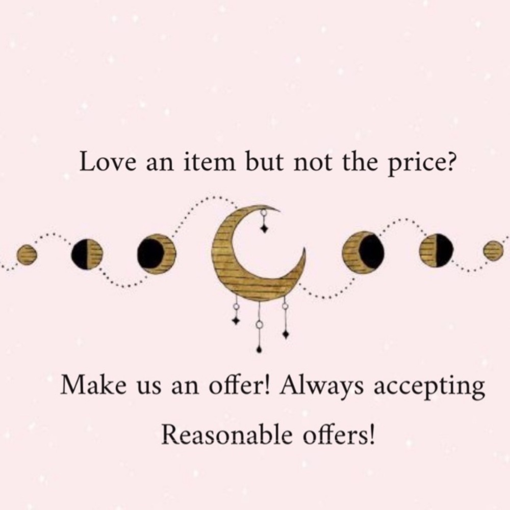 Always open to offers!!
